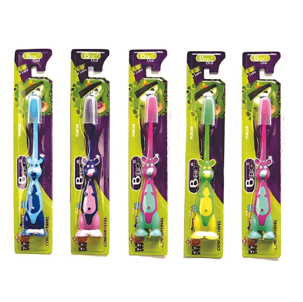 Escova Dental Infantil Macia - Cores Sortidas - 1 Unidade